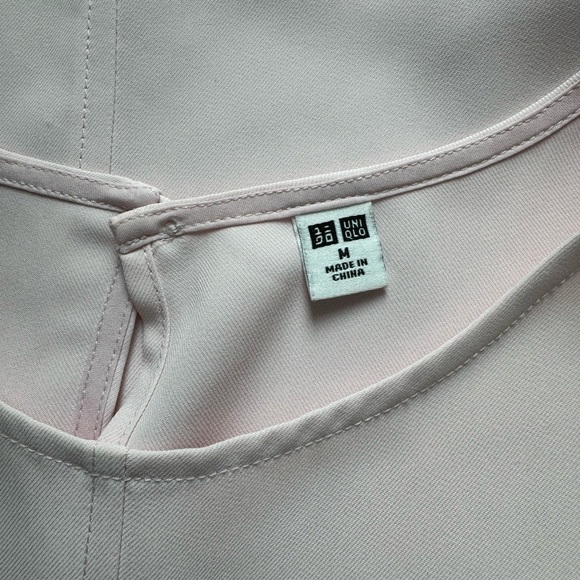 Uniqlo Light Pink Long Sleeve Blouse - Picture 5 of 6